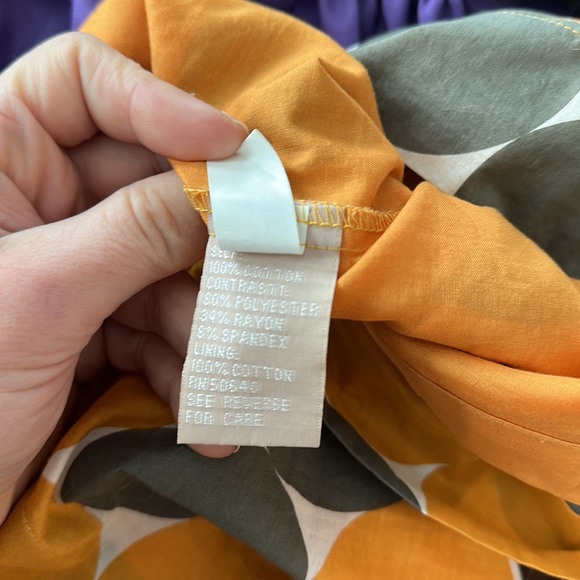 Strapless Anthropologie Hype Sundress polka dots colorful multicolor fit flare - Picture 8 of 14